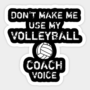 Volleyball Volleyball Coach Voice Net Knee Pad Coach Sticker